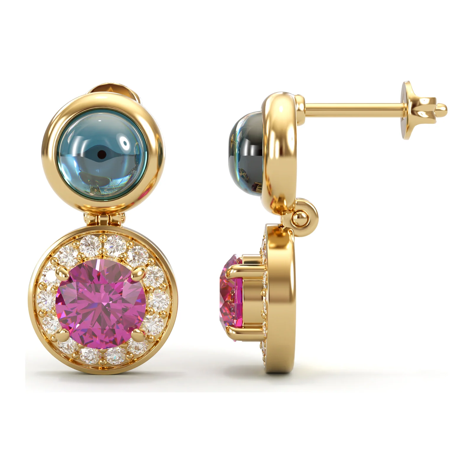 Topaz & Tourmaline Duet — view 1