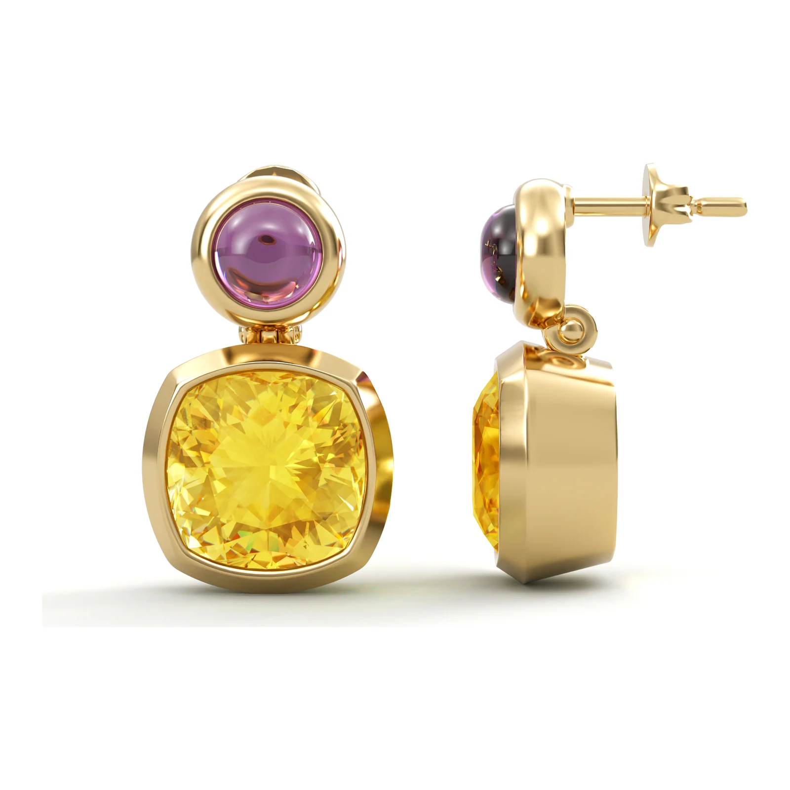 Amethyst & Canary Drops — view 1