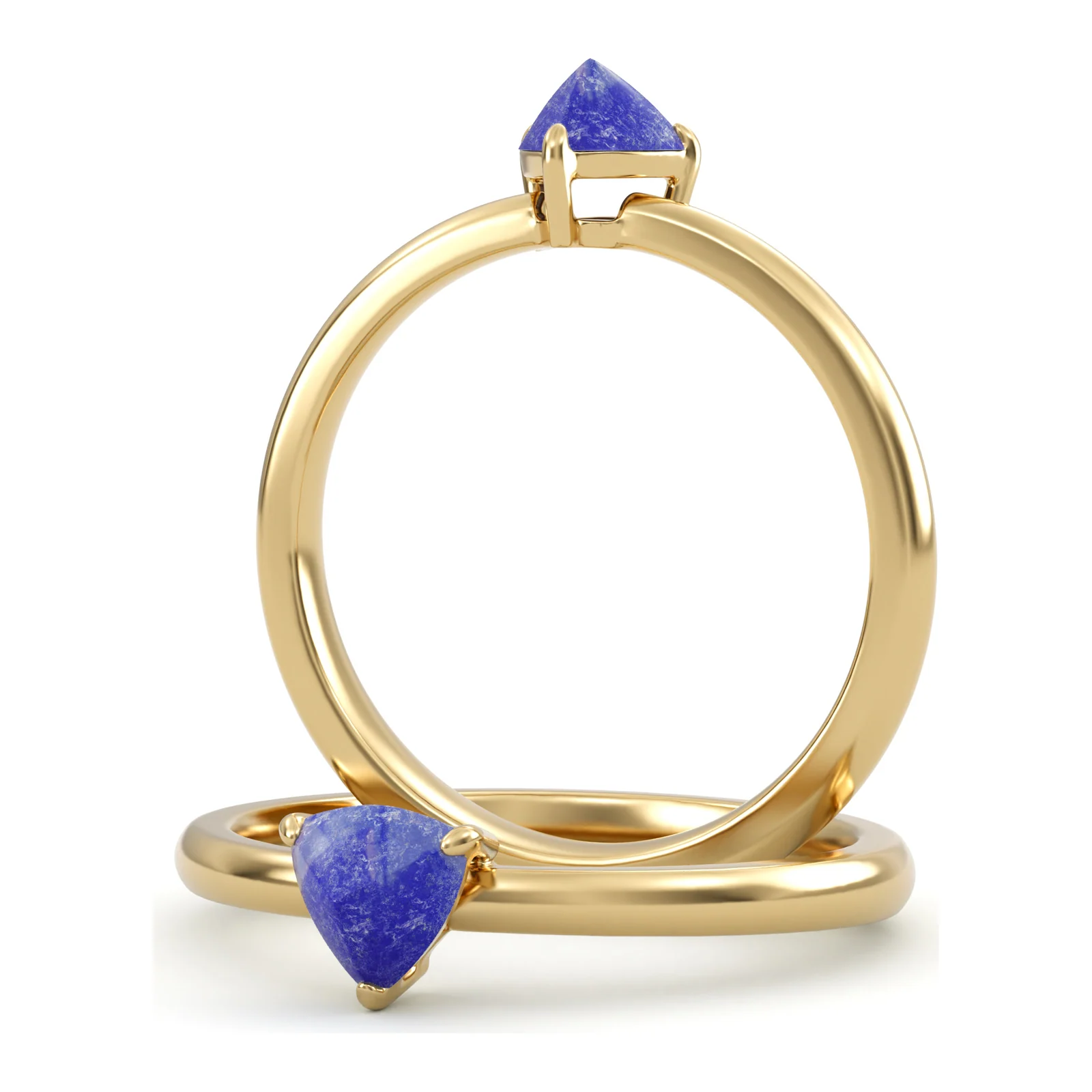 Tanzanite Trillion — view 1
