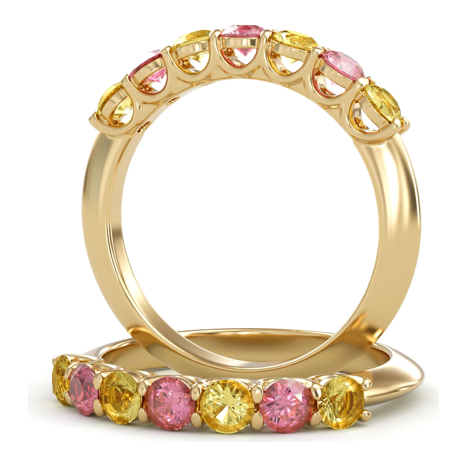 Sunrise Sapphire Band — view 1