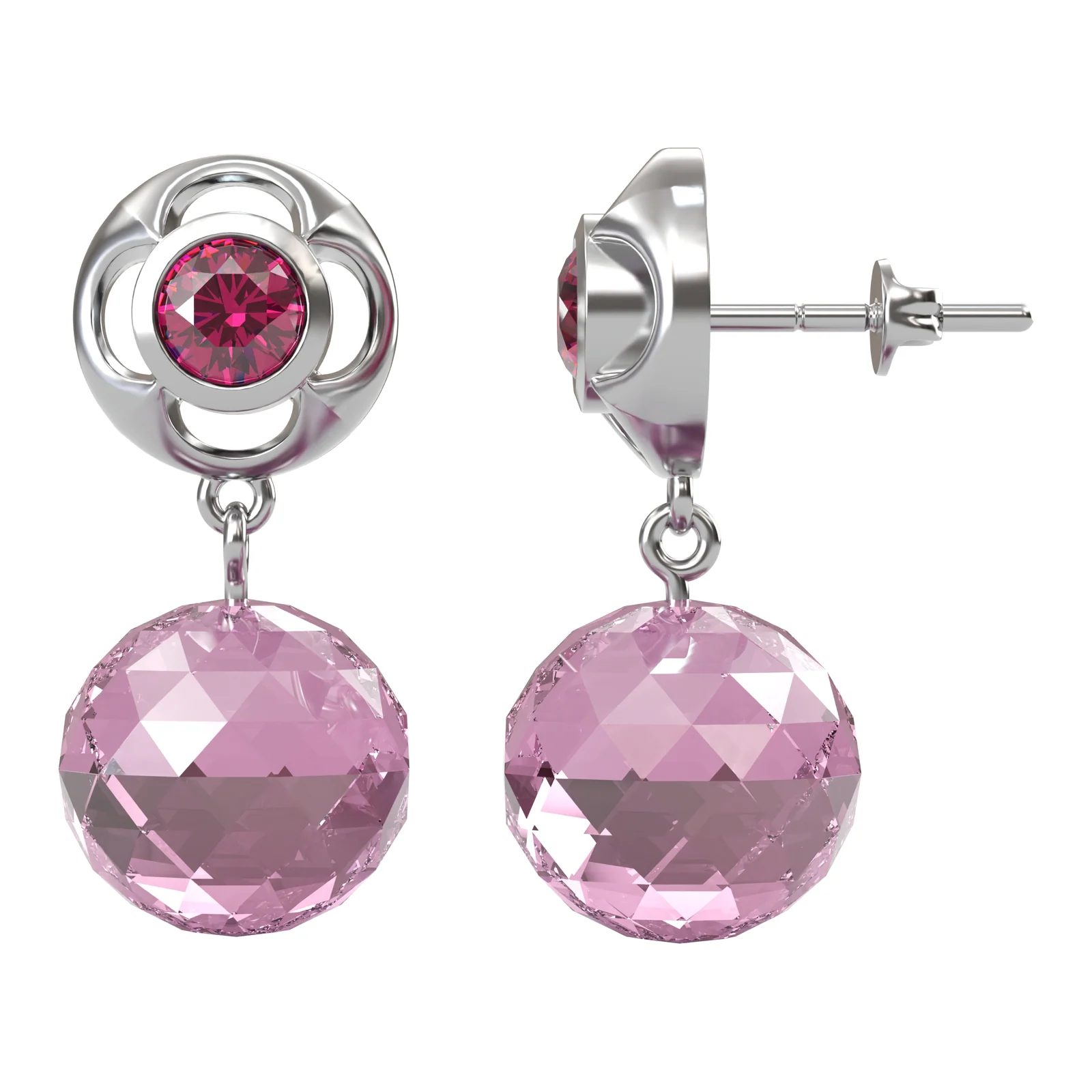 Pink Topaz Rosette — view 1