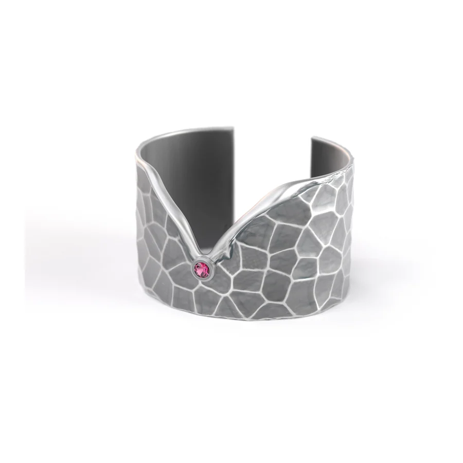 Mosaic Cuff — sterling silver cuff