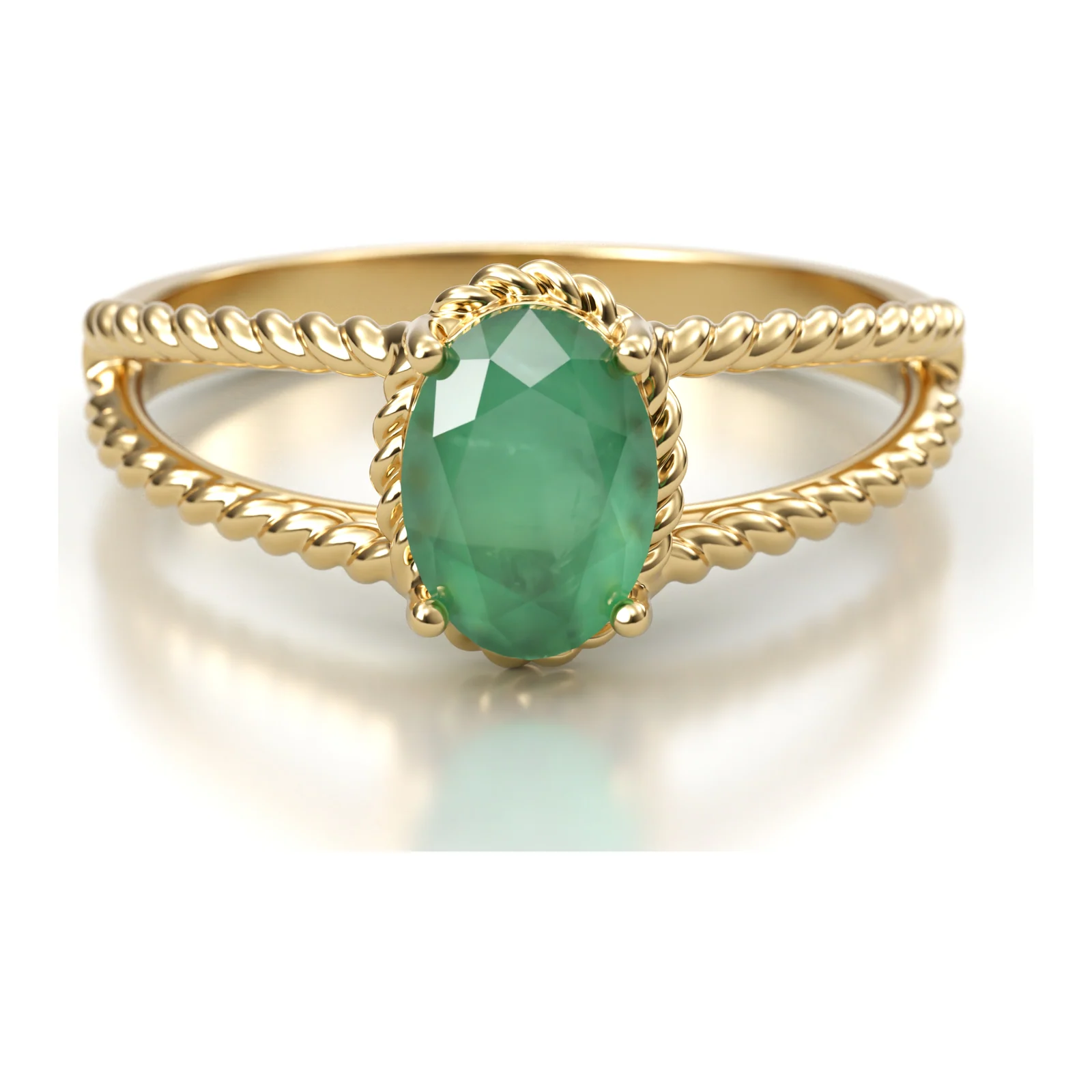 Emerald Rope Oval — view 1